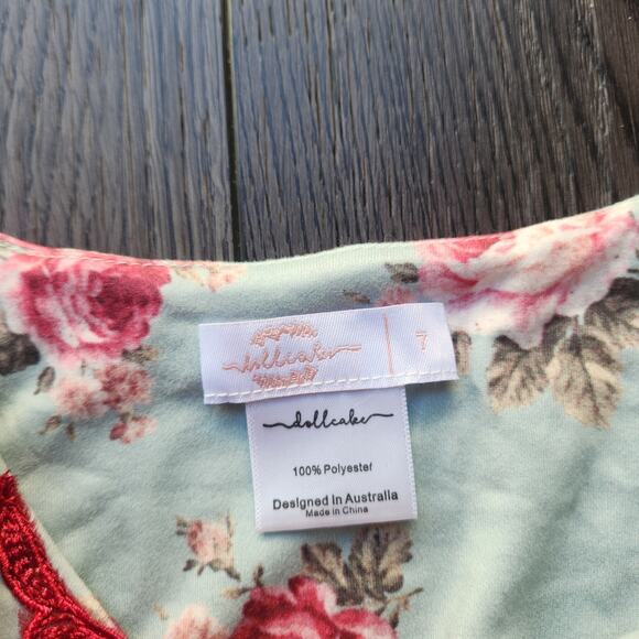 Dollcake Waiting on Wildflowers Girls Tutu Dress, size 7 - Picture 3 of 7